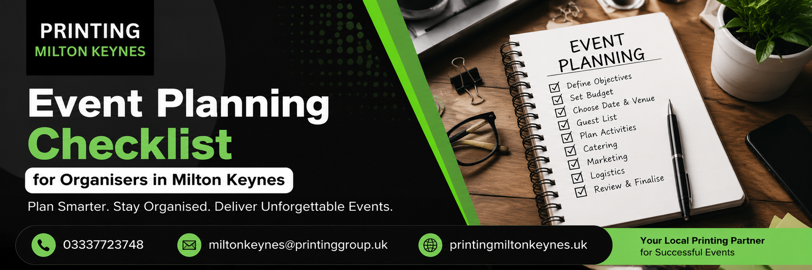 Event Planning Checklist for Organisers in Milton Keynes